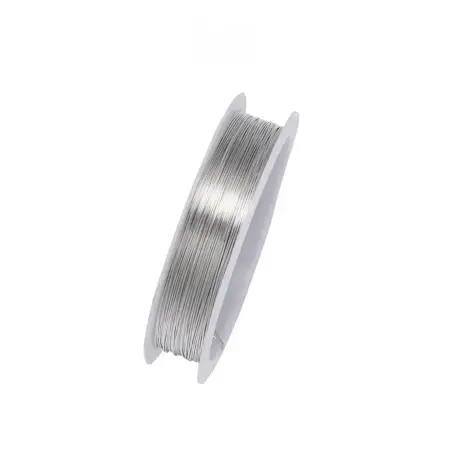 Drát barva stříbrná  0,4 mm/9 m